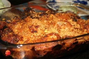 Pałeczki kurczaka w płatkach kukurydzianych