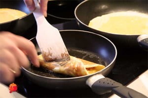 Omlet zapiekany z mięsem