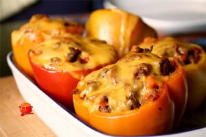 Papryczki nadziewane mięsem