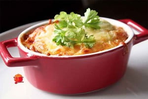 Jajka zapiekane z papryką