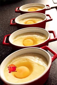 Jaja z pasternakiem w kokilkach