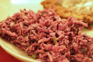 Surówka z czerwonej i białej kapusty